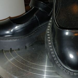 Women's Black Platform Shoes